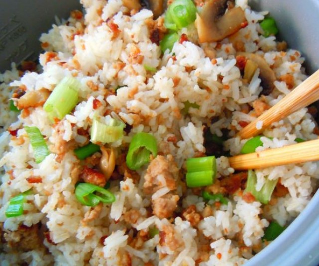Arroz Chino con Lomo de Cerdo Ahumado
