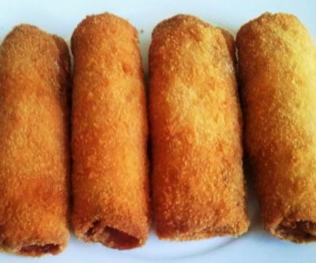 Receta de Rollitos de Jamón con Arroz