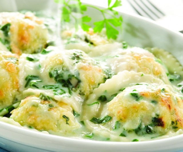 Sorrentinos de Espinacas y Mozzarella