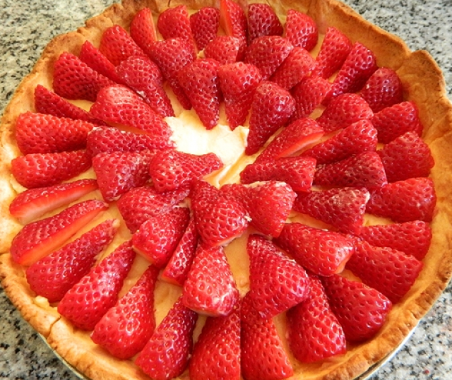 tarta-de-frutilla-facil